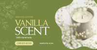 Vanilla Candle Scent Facebook ad Image Preview