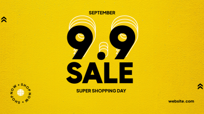 Super Shopping 9.9 Facebook event cover Image Preview