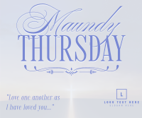 Holy Thursday Facebook post Image Preview