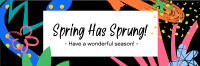 Spring Has Sprung Twitter Header Design