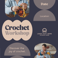 Crochet Workshop Instagram Post Preview