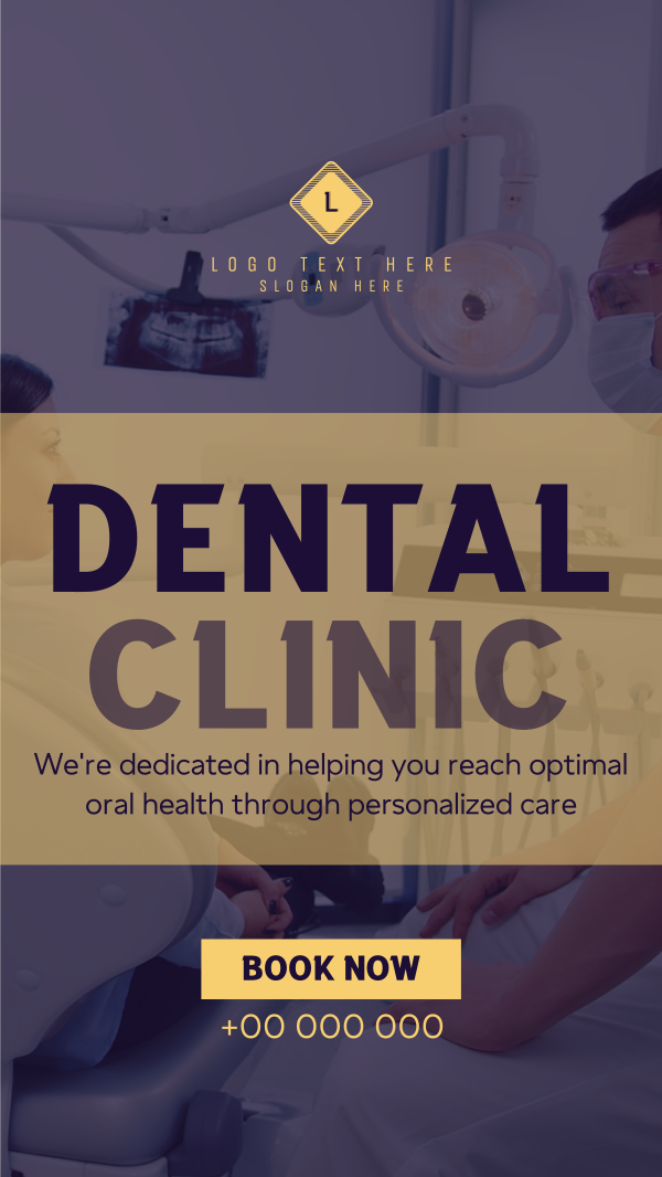 Dental Care Clinic Service Facebook Story Design