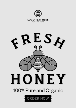 Bee Farm Badge Poster Image Preview