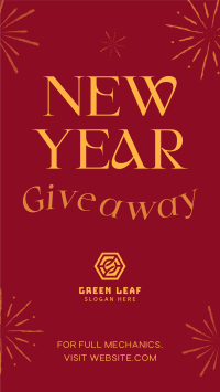 New Year Giveaway YouTube Short Image Preview