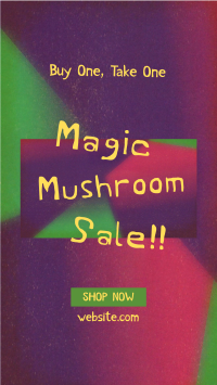 Psychedelic Mushroom Sale Instagram Story Design