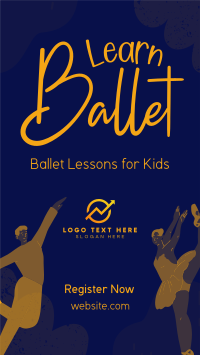 Kids Ballet Lessons Instagram story Image Preview