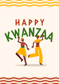 Kwanzaa Dance Poster Design