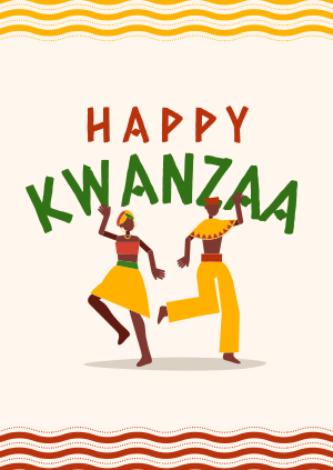 Kwanzaa Dance Poster Image Preview