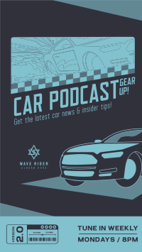 Fast Car Podcast YouTube Short Image Preview