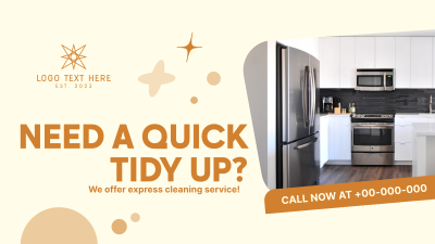 Quick Cleaning Service Facebook event cover Image Preview