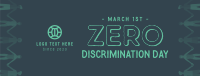 Zero Discrimination Celebration Facebook cover Image Preview