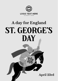 Happy St. George's Day Poster Design