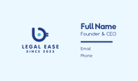 Blue Bird Letter B Business Card Image Preview