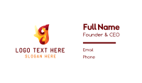 Chili Flaming Letter G Business Card Image Preview