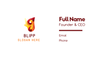 Chili Flaming Letter G Business Card Image Preview