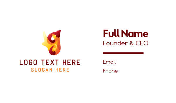 Chili Flaming Letter G Business Card Design Image Preview