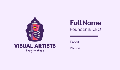 Graffiti Art Spray Paint Business Card Image Preview
