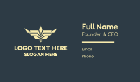 Silver Wings Badge Business Card Image Preview