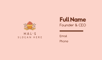 Organic Cupcake Shop  Business Card Image Preview