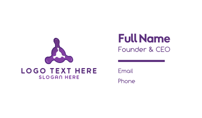 Purple Fusion Business Card Image Preview