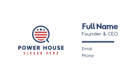 American Q Flag  Business Card Image Preview