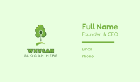 Green Spoon Tree Business Card Image Preview