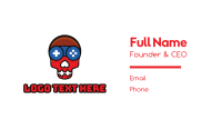Skull Gaming Controller Business Card Image Preview