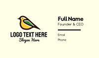 Simple Pet Bird Business Card Image Preview
