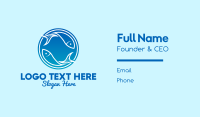 Blue Fish Restaurant Business Card Image Preview