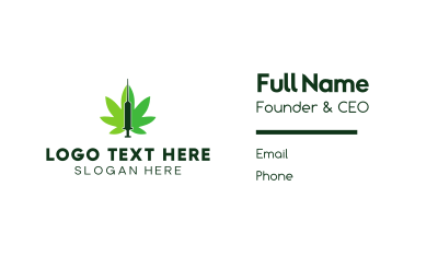 Cannabis Medic  Business Card