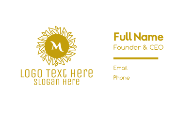 Luxurious Stroke Pattern Lettermark Business Card Image Preview
