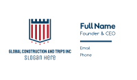 American Castle Shield Business Card Image Preview