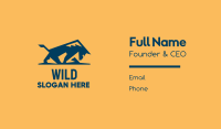 Wild Blue Bull Business Card Image Preview
