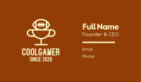 American Football Tournament Business Card Image Preview