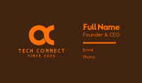 Orange Gaming Clan O & C  Business Card Image Preview