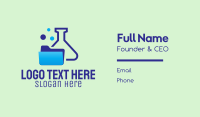 Research Lab Folder Business Card Image Preview