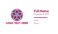 Center Target Business Card Image Preview