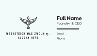 Tribal Bird Business Card Image Preview