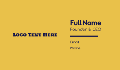 Texas Restaurant Cowboy Text Wordmark Business Card Image Preview