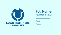 Blue Shirt Laundromat Business Card Image Preview
