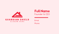 Red E House Business Card Image Preview