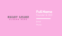 Children Fun Wordmark Business Card Image Preview