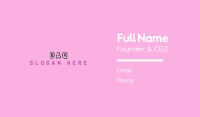 Children Fun Wordmark Business Card Image Preview