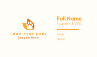 Animal Paw Business Card Preview