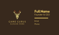 Rustic Stag Hipster Emblem Business Card Image Preview