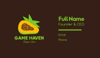 Tropical Papaya Business Card Image Preview