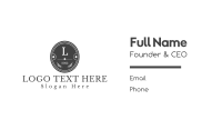 Classic Circle Badge Business Card Image Preview