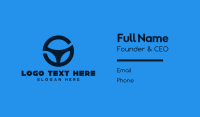 Letter S Steering Wheel Business Card Preview