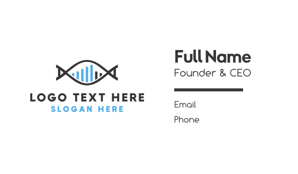 Genetic Signal Business Card Design Image Preview