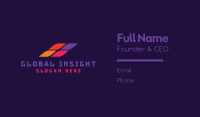 Colorful Abstract Pixel Business Card Image Preview